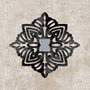 Conceptum Eugene V3 - 4643 - 1 Alfombra de Pasillo Blanco y Negro 80 x 150 cm